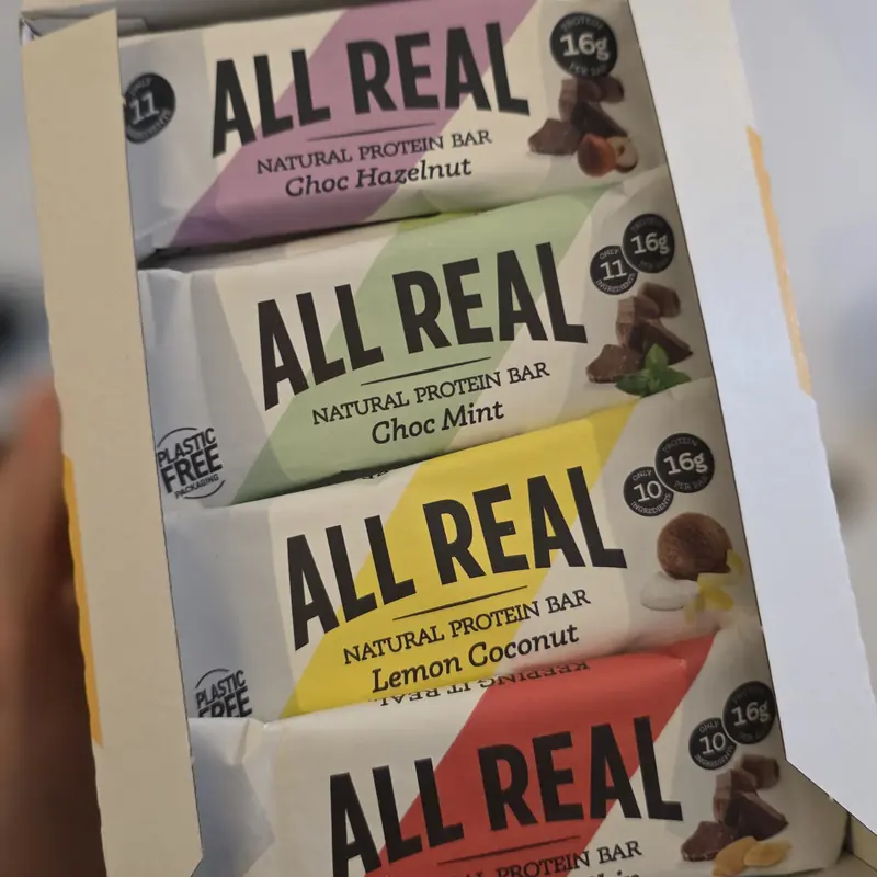 An All Real natural protein bar