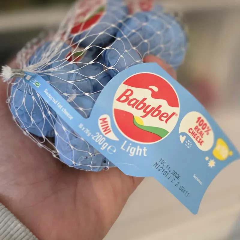 Mini Babybel Light cheeses in their red wax